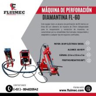 EFICAZ MUESTREO CON LA PERFORADORA FL 60 PARA MINA